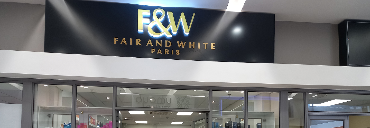 FAIR & WHITE store_header